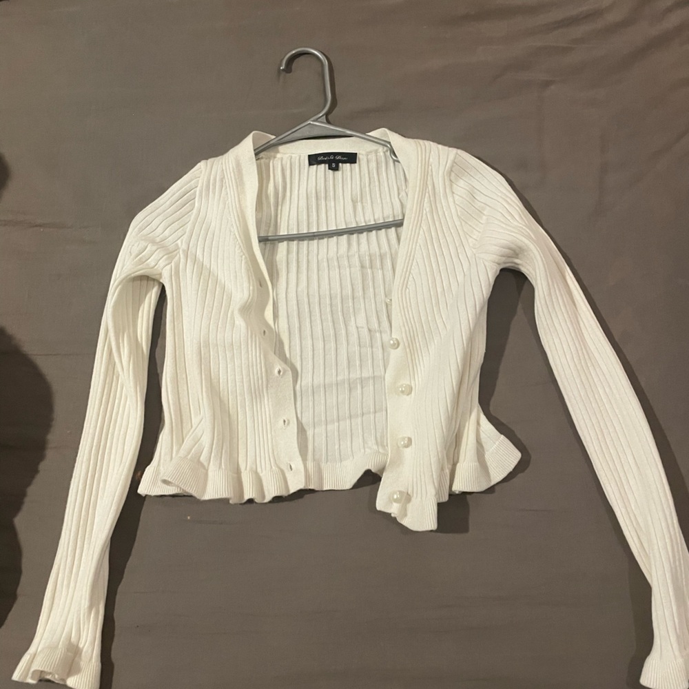 See By Chloe Ivory Ribbed Knitwear